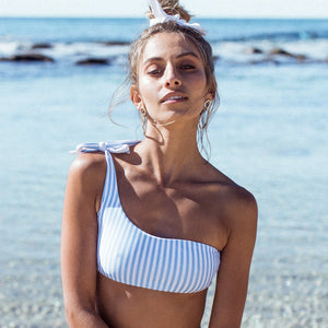 One shoulder bikini