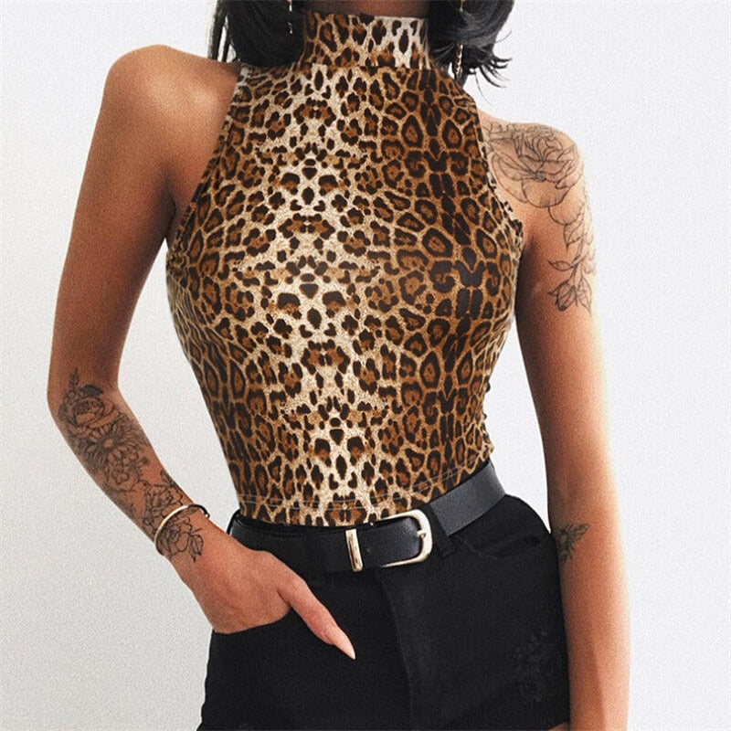 Leopard print blouse